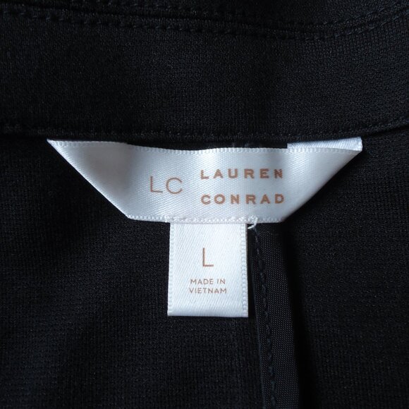 NWT Lauren Conrad Blazer Jacket L Black - Picture 11 of 11